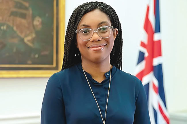  Liz Truss appoints British-Nigerian Member of Parliament, Kemi Badenoch as a member of her cabinet.
